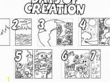 Days Of Creation Coloring Pages Days Creation Coloring Pages 1614