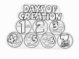 Days Of Creation Coloring Pages Days Creation Coloring Pages Coloring Chrsistmas
