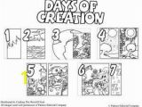 Days Of Creation Coloring Pages Days Creation Coloring Pages