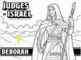 Deborah Bible Coloring Page Deborah Judges 4 Coloring Bible Ot Joshua–ruth