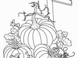 Decorate A Pumpkin Coloring Page Pumpkins Sign Of Pumpkins Garden Coloring Page