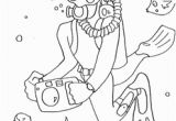 Deep Sea Diver Coloring Page Under the Sea Coloring Pages Mr Printables