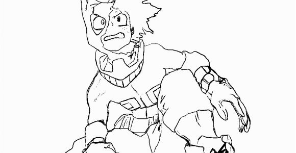 Deku My Hero Academia Coloring Pages Deku Coloring Pages Coloring Home