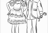 Descendants 2 Coloring Pages Printable Ben and Mal Coloring Page