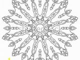 Detailed Snowflake Coloring Pages Delicate Snowflake Adult Coloring Book Page Stock Vector