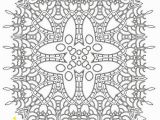 Detailed Snowflake Coloring Pages Printable Coloring Pages for Adults Mandala Snowflake Pattern Pdf