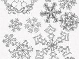 Detailed Snowflake Coloring Pages Printable Snowflake Coloring Picture for Adults