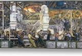 Detroit Industry Mural Print Detroit Industry north Wall Canvas Print Canvas Art by Die…