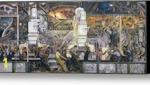 Detroit Industry Mural Print Detroit Industry north Wall Canvas Print Canvas Art by Die…