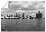 Detroit Skyline Wall Mural Detroit Skyline Bw Wall Decal Motivation Art for Fice