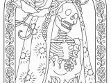 Dia De Los Muertos Couple Coloring Pages 18awesome Day the Dead Adult Coloring Book Clip Arts & Coloring