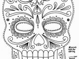 Dia De Los Muertos Couple Coloring Pages Free Printable Character Face Masks