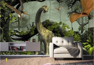 Dinosaur Murals Bedroom Custom Wallpaper 3d Stereo Dinosaur theme Murals