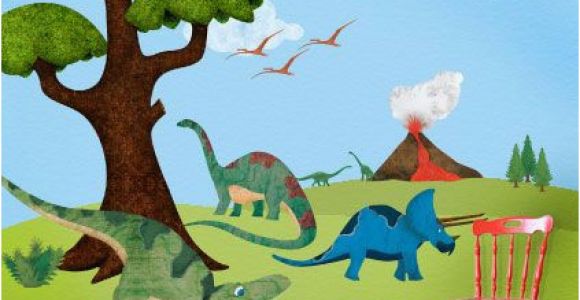 Dinosaur Wall Murals Large This Dinosaur Wall Mural Would Make Such A Neat Room for A Dinosaur