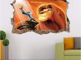 Disney Lion King Wall Murals Lion King Simba Smashed Wall Decal Graphic Wall Sticker