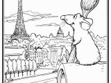 Disney Movie Coloring Pages Ratatouille S Remy In Paris Coloring Pages Hellokids