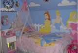 Disney Princess Wall Mural Stickers Disney Princess Wall Mural Custom Design Hand Paint Girls