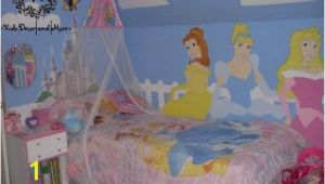 Disney Princess Wallpaper Murals Disney Princess Wall Mural Custom Design Hand Paint Girls Bedroom