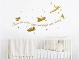 Disney Wall Mural Stickers Second Star to the Right Peter Pan Wall Decal Tinkerbell Wall Decal Peter Pan Wall Sticker Disney Decal Stars Decal Nursery Rta1903