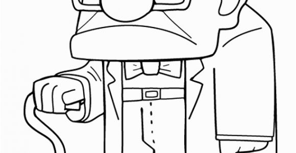 Disney Xd Coloring Pages to Print Grumpy Grandpa From the Movie Up Colour Sheet with Images