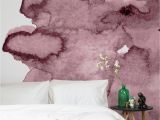 Diy Watercolor Wall Mural Stylish Purple Wallpapers for Your Home
