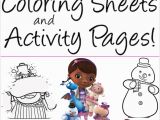 Doc Mcstuffins toy Hospital Coloring Pages Free Doc Mcstuffins Coloring Pages Activity Sheets Print them now
