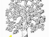 Dogwood Tree Coloring Page 52 Best Trees Coloring Sheets Images