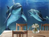 Dolphin Wall Murals for Bedrooms Underwater Ocean Wallpaper Murals Wallpapersafari