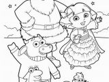 Dora and Boots Coloring Pages Dora Explorer Winter Coloring Pages