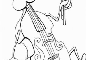 Double Bass Coloring Page Music Coloring Pages for Kids Printable Coloring Book Pages