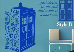Dr who Wall Mural Tardis Doctor who Style Wall Sticker Kids Room Baby Nursery Tv Wall