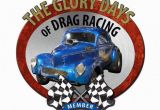 Drag Racing Wall Murals Glory Days Drag Racing 3 D Metal Sign Vintage Style Retro