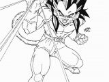 Dragon Ball Z Gt Coloring Pages Dragonball Gt Ve A Ssj4 Lineart Di 2020