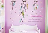 Dream Catcher Wall Mural Buy Generic Wall Sticker Dream Catcher Feather Art Wall