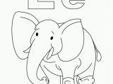 E is for Elephant Coloring Pages 8 Pics E is for Elephant Coloring Page Alphabet