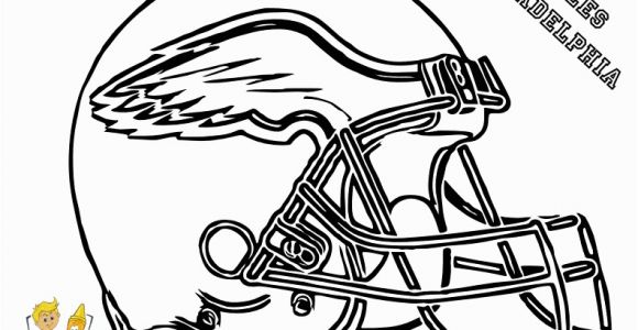 Eagles Football Player Coloring Pages Eagle Football Coloring Pages Football Helmet Coloring Page 01