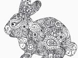 Easter Bunny Coloring Pages Printable Free Animal Adult Coloring Pages In 2020
