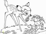 Easter Coloring Pages Disney Characters Bambi and Thumper Bambi Color Page Disney Coloring Pages