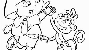 Easter Dora Coloring Pages Free Printable Dora the Explorer Coloring Pages for Kids