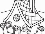 Easy Gingerbread House Coloring Pages Gingerbread Drawing at Getdrawings