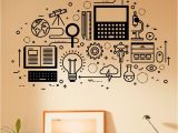 Educational Wall Murals Puter Technology Wall Decal Vinyl Sticker Science Education Home