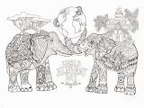 Elephant Mandala Coloring Pages Printable World Elephant Day Elephants Adult Coloring Pages