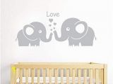 Elephant Wall Mural Nursery Amazon Kiskistonite Cute Elephant Family with Love