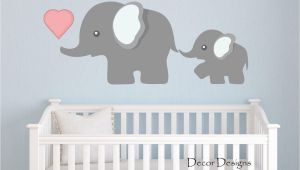 Elephant Wall Mural Nursery Elephant Wall Decal by Decor Designs Decals Nursery Wall
