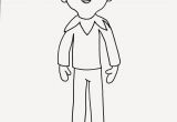 Elf On the Shelf Coloring Pages Printable Elf On the Shelf Coloring Page for Elfie and the Kids to