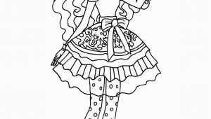 Ever after High Coloring Pages Madeline Hatter Ever after High Madeline Hatter Coloring Page