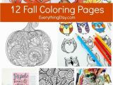 Everything Etsy Coloring Pages 12 Free Fall Coloring Pages for Adults Crafts Pinterest