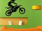 Extreme Sports Wall Mural Dirt Bike Racing Biker Extreme Sport Wall Sticker Vinyl