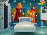 Fairy Castle Wall Mural Custom Mural Wallpaper for Kid S Room Cartoon Castle ã¡ In