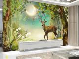 Fairy forest Wall Murals Beautiful Scenery Wallpapers Millennial forest In Fairy Tale World